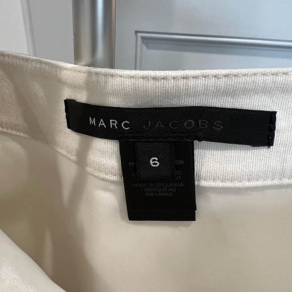 Marc Jacobs Size 6 white cotton fully lined skirt - Picture 2 of 8